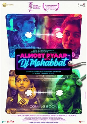 Постер индийского фильма «Почти любовь с диджеем Мохаббатом»