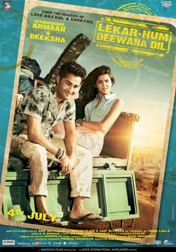 Постер индийского фильма «С нашими безумными сердцами»